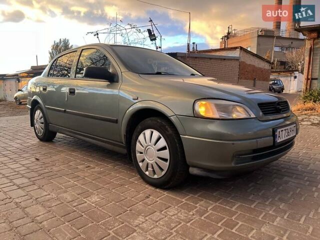 Зеленый Опель Астра, объемом двигателя 1.36 л и пробегом 187 тыс. км за 2950 $, фото 2 на Automoto.ua