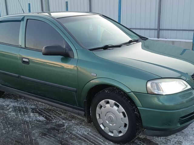 Зеленый Опель Астра, объемом двигателя 1.6 л и пробегом 183 тыс. км за 4800 $, фото 2 на Automoto.ua