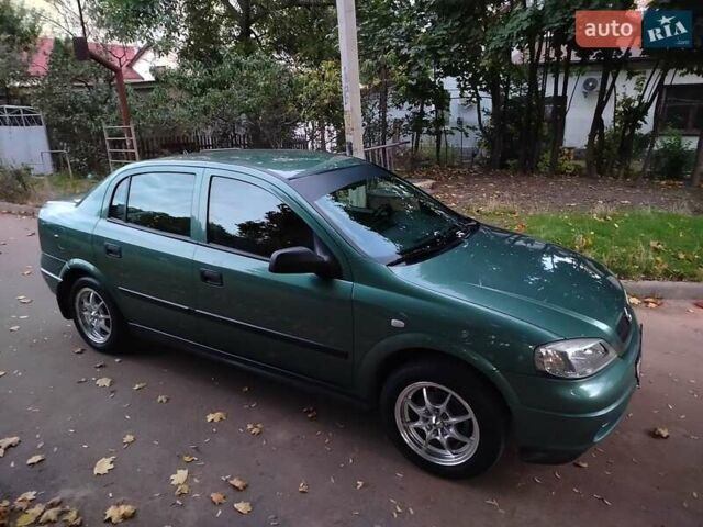 Зеленый Опель Астра, объемом двигателя 1.4 л и пробегом 91 тыс. км за 3800 $, фото 13 на Automoto.ua