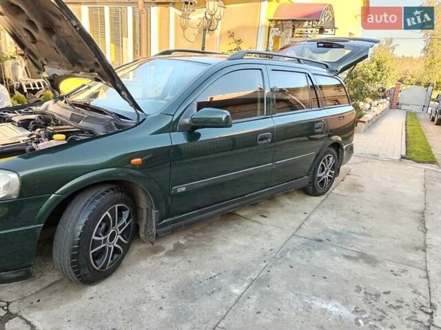 Зеленый Опель Астра, объемом двигателя 1.39 л и пробегом 132 тыс. км за 3500 $, фото 3 на Automoto.ua