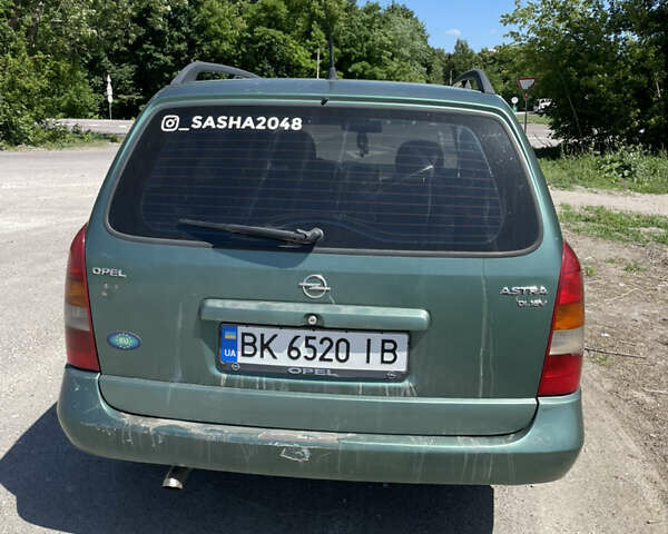 Зеленый Опель Астра, объемом двигателя 1.9 л и пробегом 328 тыс. км за 2499 $, фото 16 на Automoto.ua