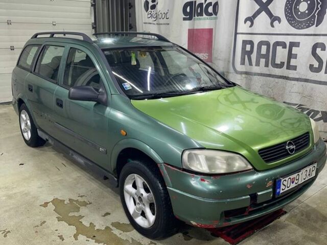 Зеленый Опель Астра, объемом двигателя 1.6 л и пробегом 250 тыс. км за 1150 $, фото 1 на Automoto.ua