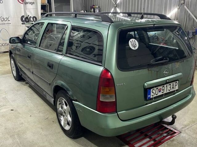 Зеленый Опель Астра, объемом двигателя 1.6 л и пробегом 250 тыс. км за 1150 $, фото 7 на Automoto.ua