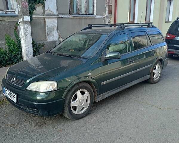 Зелений Опель Астра, об'ємом двигуна 2 л та пробігом 330 тис. км за 2500 $, фото 1 на Automoto.ua