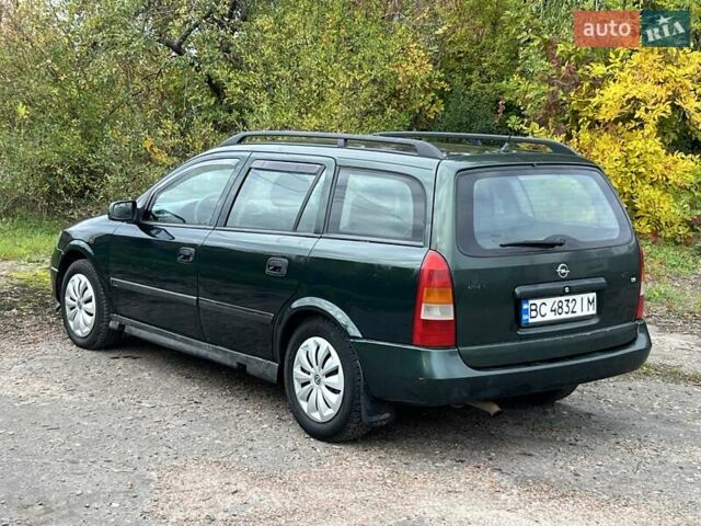 Зеленый Опель Астра, объемом двигателя 1.6 л и пробегом 250 тыс. км за 2550 $, фото 6 на Automoto.ua