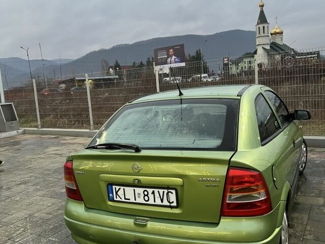 Зеленый Опель Астра, объемом двигателя 1.2 л и пробегом 100 тыс. км за 1500 $, фото 4 на Automoto.ua