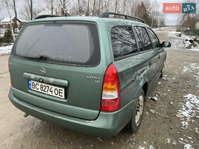 Зеленый Опель Астра, объемом двигателя 1.6 л и пробегом 300 тыс. км за 2600 $, фото 3 на Automoto.ua
