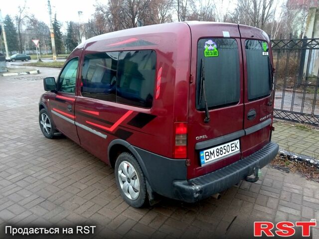 Красный Опель Комбо груз.-пасс., объемом двигателя 1.7 л и пробегом 350 тыс. км за 3000 $, фото 5 на Automoto.ua