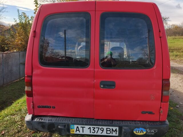 Опель Комбо вант.-пас. 1996 у Коломые на Automoto.ua Червоний Опель Комбо вант.-пас., об'ємом двигуна 1.7 л та пробігом 300 тис. км за 1000 $, фото 3 на Automoto.ua