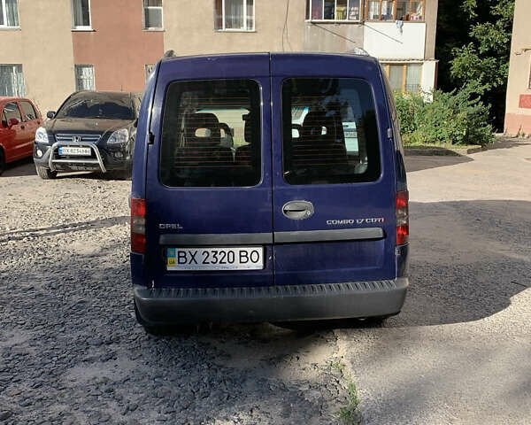 Синий Опель Комбо груз.-пасс., объемом двигателя 1.69 л и пробегом 187 тыс. км за 5300 $, фото 2 на Automoto.ua