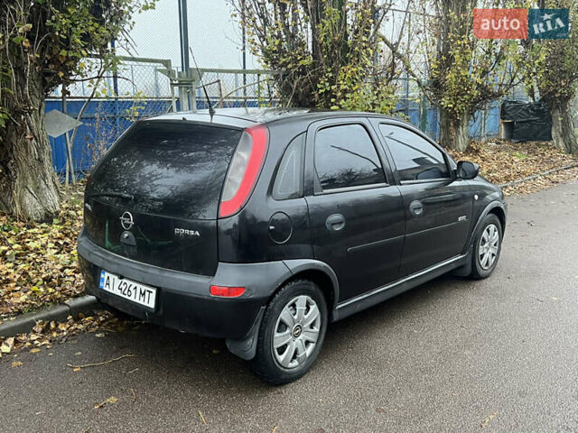 Черный Опель Корса, объемом двигателя 1.39 л и пробегом 280 тыс. км за 2200 $, фото 1 на Automoto.ua