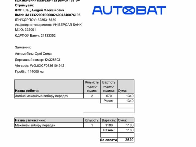 Чорний Опель Корса, об'ємом двигуна 1 л та пробігом 215 тис. км за 2900 $, фото 5 на Automoto.ua