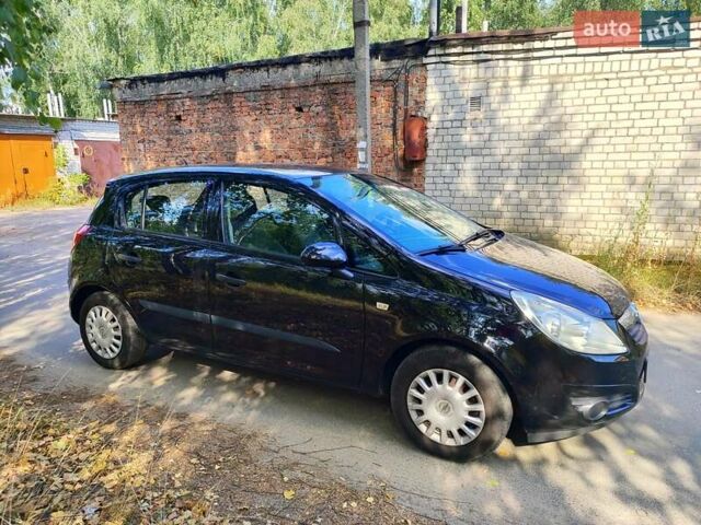 Черный Опель Корса, объемом двигателя 1.34 л и пробегом 170 тыс. км за 4800 $, фото 12 на Automoto.ua