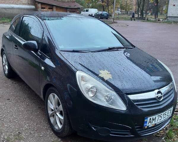 Черный Опель Корса, объемом двигателя 1 л и пробегом 225 тыс. км за 4700 $, фото 16 на Automoto.ua