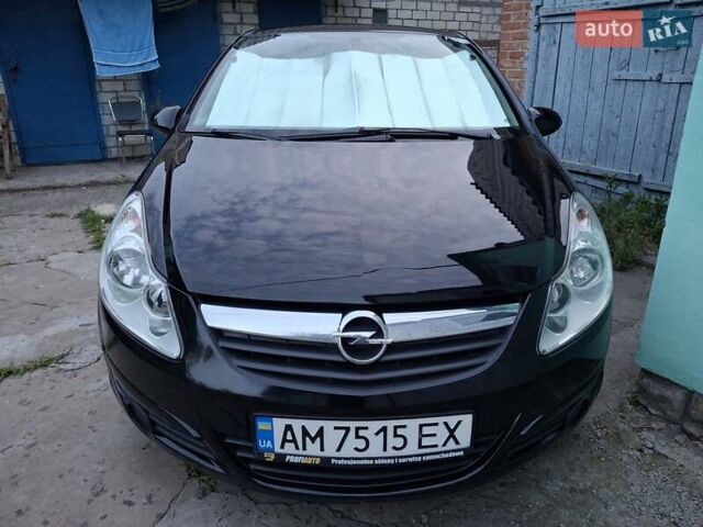 Черный Опель Корса, объемом двигателя 1 л и пробегом 225 тыс. км за 4700 $, фото 5 на Automoto.ua