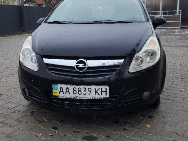 Черный Опель Корса, объемом двигателя 1.2 л и пробегом 276 тыс. км за 4100 $, фото 1 на Automoto.ua
