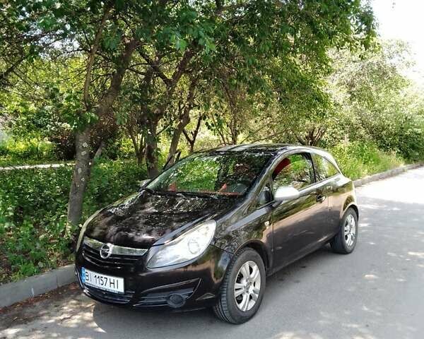 Черный Опель Корса, объемом двигателя 1.25 л и пробегом 162 тыс. км за 5900 $, фото 2 на Automoto.ua