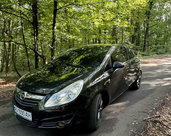 Черный Опель Корса, объемом двигателя 1.25 л и пробегом 173 тыс. км за 5900 $, фото 1 на Automoto.ua