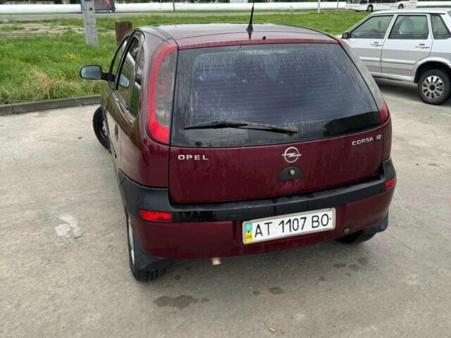 Опель Корса 2002 в Бурштыне на Automoto.ua Красный Опель Корса, объемом двигателя 1.2 л и пробегом 250 тыс. км за 1920 $, фото 3 на Automoto.ua