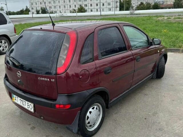 Опель Корса 2002 в Бурштыне на Automoto.ua Красный Опель Корса, объемом двигателя 1.2 л и пробегом 250 тыс. км за 1920 $, фото 2 на Automoto.ua