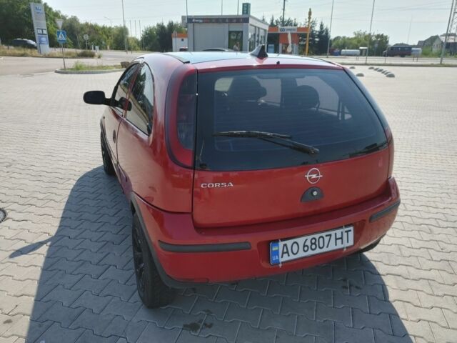 Красный Опель Корса, объемом двигателя 1 л и пробегом 194 тыс. км за 1900 $, фото 14 на Automoto.ua
