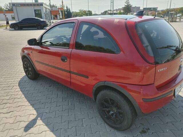Красный Опель Корса, объемом двигателя 1 л и пробегом 194 тыс. км за 1900 $, фото 12 на Automoto.ua