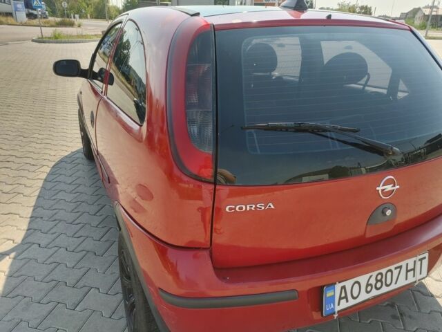 Красный Опель Корса, объемом двигателя 1 л и пробегом 194 тыс. км за 1900 $, фото 11 на Automoto.ua