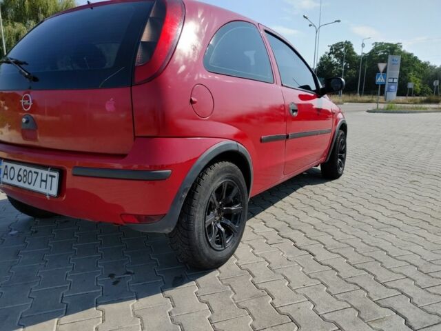 Красный Опель Корса, объемом двигателя 1 л и пробегом 194 тыс. км за 1900 $, фото 8 на Automoto.ua
