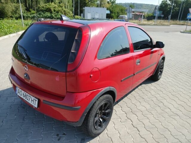 Красный Опель Корса, объемом двигателя 1 л и пробегом 194 тыс. км за 1900 $, фото 16 на Automoto.ua