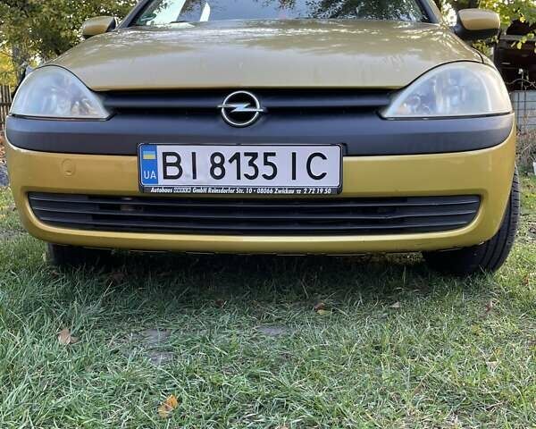 Опель Корса 2002 у Полтаві на Automoto.ua Жовтий Опель Корса, об'ємом двигуна 1.2 л та пробігом 192 тис. км за 3600 $, фото 1 на Automoto.ua