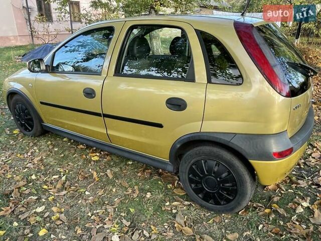 Опель Корса 2002 у Полтаві на Automoto.ua Жовтий Опель Корса, об'ємом двигуна 1.2 л та пробігом 192 тис. км за 3600 $, фото 6 на Automoto.ua