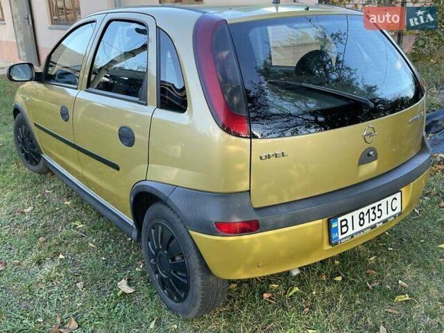 Опель Корса 2002 у Полтаві на Automoto.ua Жовтий Опель Корса, об'ємом двигуна 1.2 л та пробігом 192 тис. км за 3600 $, фото 5 на Automoto.ua