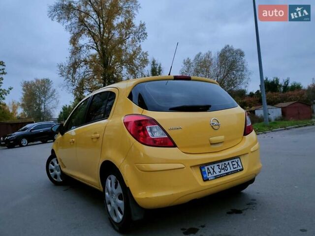 Желтый Опель Корса, объемом двигателя 1.23 л и пробегом 176 тыс. км за 5750 $, фото 25 на Automoto.ua