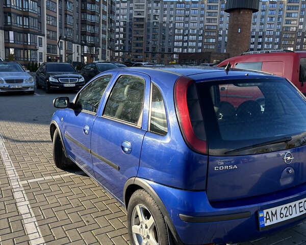 Опель Корса 2004 в Житомире на Automoto.ua Синий Опель Корса, объемом двигателя 1.2 л и пробегом 321 тыс. км за 3400 $, фото 4 на Automoto.ua