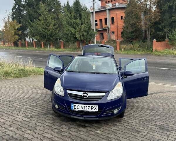 Синий Опель Корса, объемом двигателя 1.2 л и пробегом 220 тыс. км за 4500 $, фото 1 на Automoto.ua