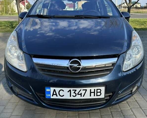 Синий Опель Корса, объемом двигателя 1.25 л и пробегом 232 тыс. км за 5999 $, фото 2 на Automoto.ua