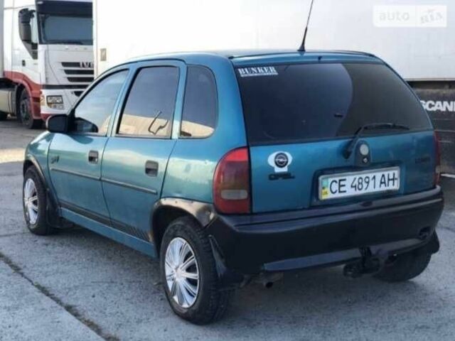 Зеленый Опель Корса, объемом двигателя 1.2 л и пробегом 248 тыс. км за 1400 $, фото 3 на Automoto.ua