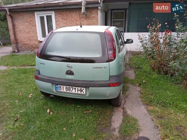 Зеленый Опель Корса, объемом двигателя 1.2 л и пробегом 192 тыс. км за 3900 $, фото 1 на Automoto.ua