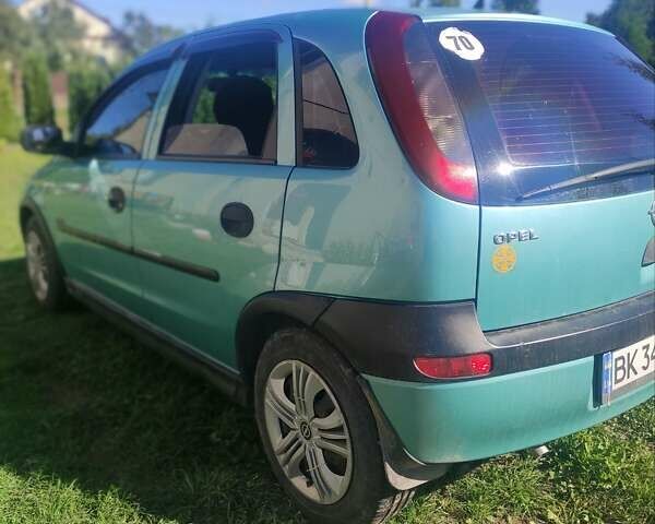 Опель Корса 2003 в Дубно на Automoto.ua Зеленый Опель Корса, объемом двигателя 1.2 л и пробегом 232 тыс. км за 3400 $, фото 2 на Automoto.ua