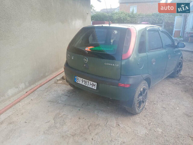 Зеленый Опель Корса, объемом двигателя 1.2 л и пробегом 220 тыс. км за 2900 $, фото 2 на Automoto.ua