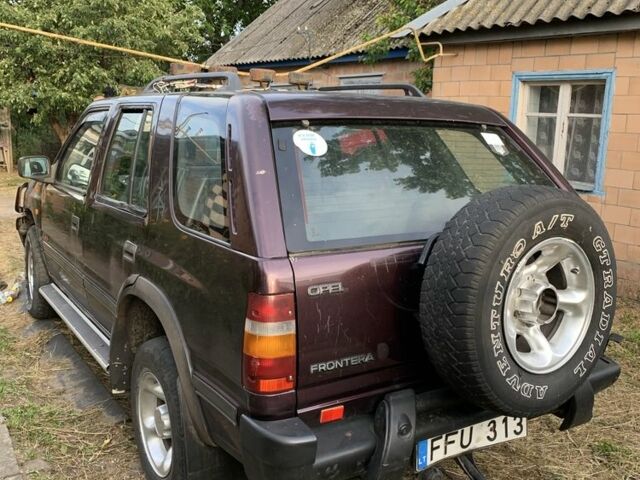 Опель Фронтера 1994 в Полтаве на Automoto.ua Красный Опель Фронтера, объемом двигателя 2.3 л и пробегом 352 тыс. км за 3000 $, фото 5 на Automoto.ua