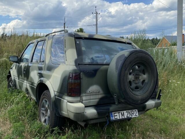 Зеленый Опель Фронтера, объемом двигателя 2.5 л и пробегом 200 тыс. км за 3400 $, фото 10 на Automoto.ua