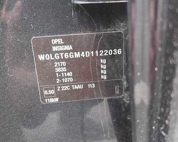 Черный Опель Инсигния, объемом двигателя 1.96 л и пробегом 380 тыс. км за 7500 $, фото 7 на Automoto.ua