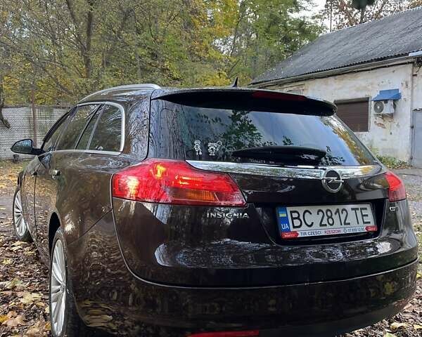 Коричневый Опель Инсигния, объемом двигателя 1.96 л и пробегом 235 тыс. км за 9500 $, фото 1 на Automoto.ua