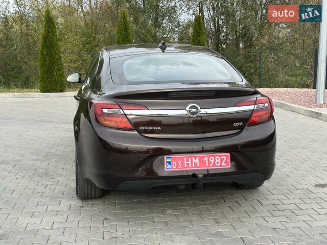Коричневый Опель Инсигния, объемом двигателя 1.6 л и пробегом 158 тыс. км за 13800 $, фото 5 на Automoto.ua