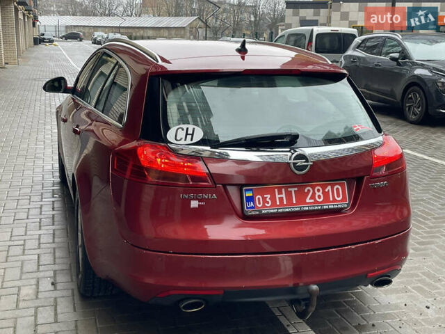 Червоний Опель Інсігнія, об'ємом двигуна 2 л та пробігом 210 тис. км за 6750 $, фото 12 на Automoto.ua