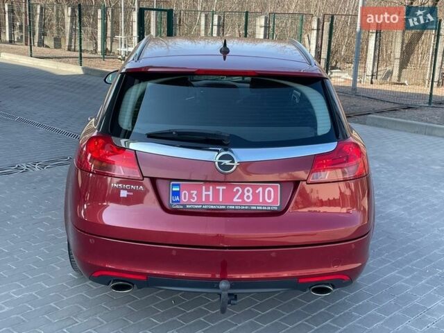 Красный Опель Инсигния, объемом двигателя 2 л и пробегом 250 тыс. км за 6550 $, фото 13 на Automoto.ua