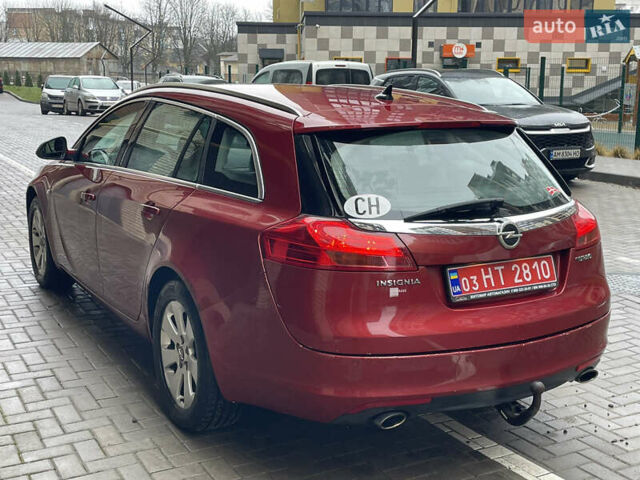 Червоний Опель Інсігнія, об'ємом двигуна 2 л та пробігом 210 тис. км за 6750 $, фото 11 на Automoto.ua