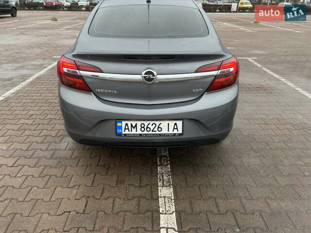 Серый Опель Инсигния, объемом двигателя 1.6 л и пробегом 155 тыс. км за 10300 $, фото 11 на Automoto.ua