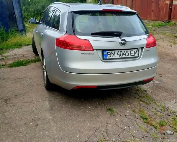Серый Опель Инсигния, объемом двигателя 2 л и пробегом 350 тыс. км за 7100 $, фото 3 на Automoto.ua